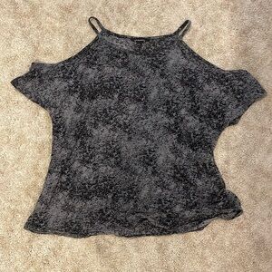 Black and gray tank top